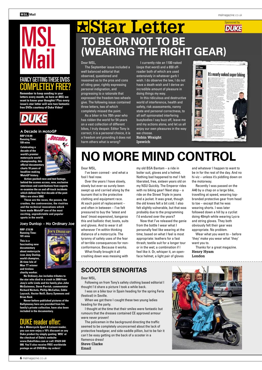 Motorcycle Sport & Leisure Preview Pages