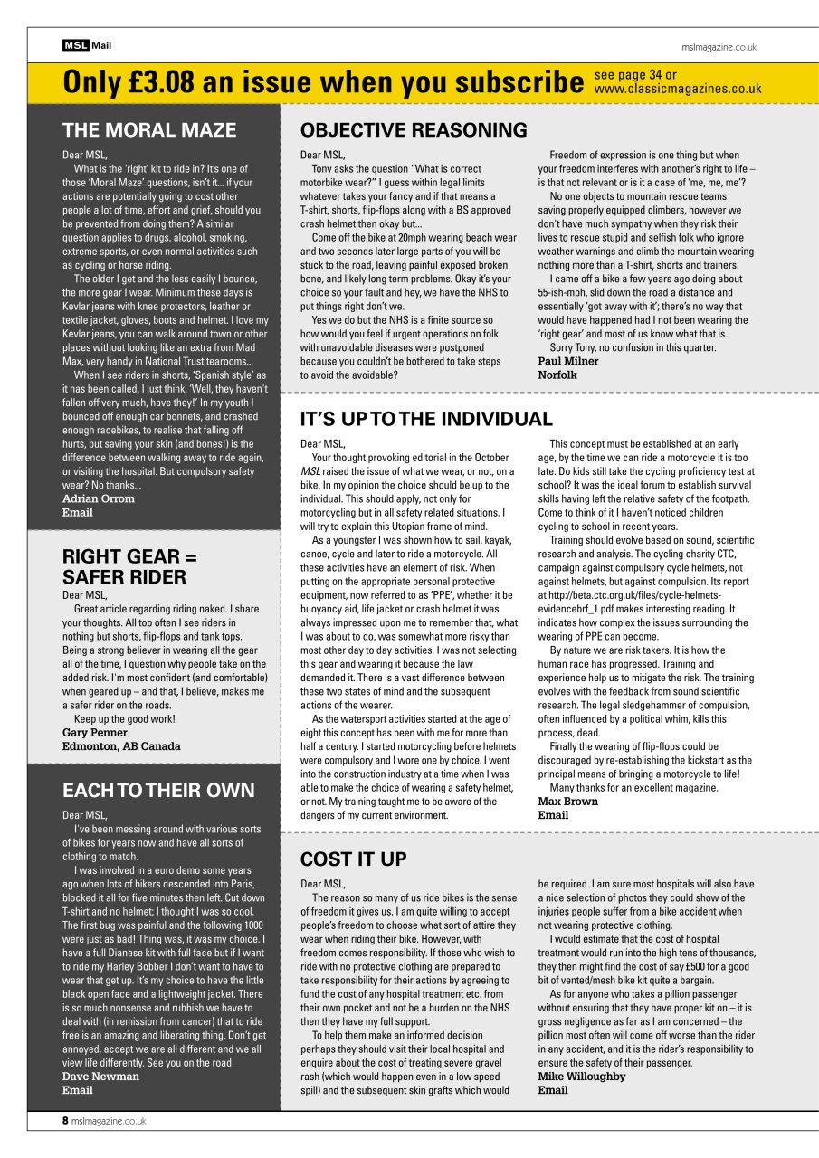 Motorcycle Sport & Leisure Preview Pages