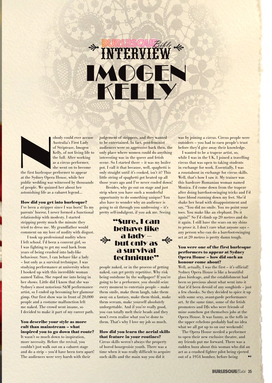 Burlesque Bible Preview Pages