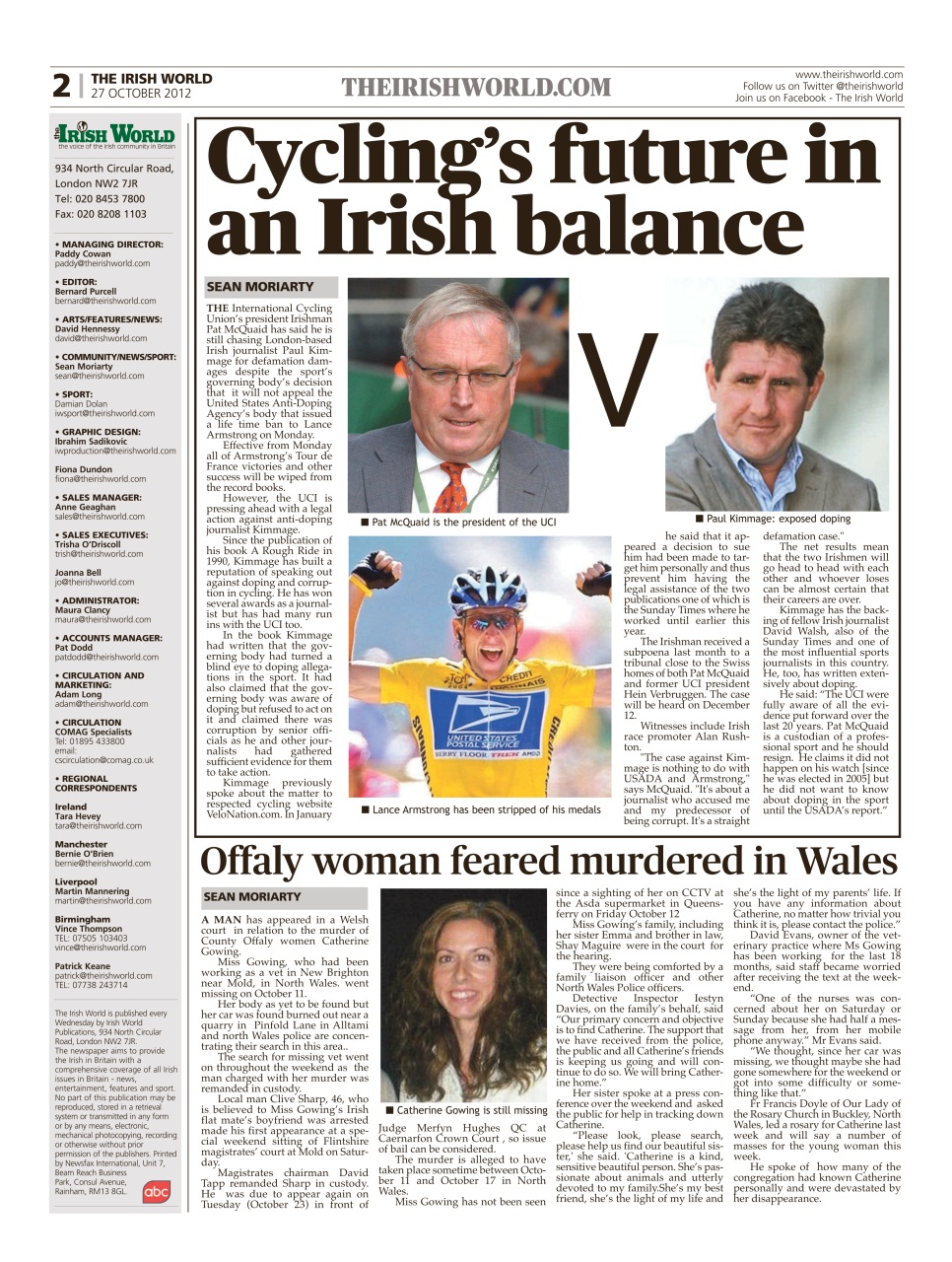 Irish World Preview Pages