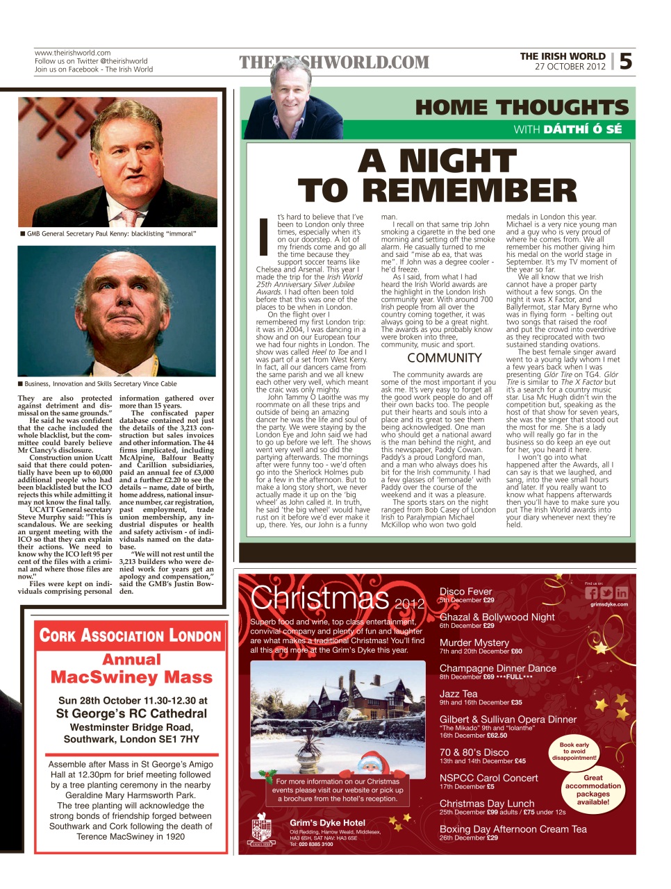 Irish World Preview Pages