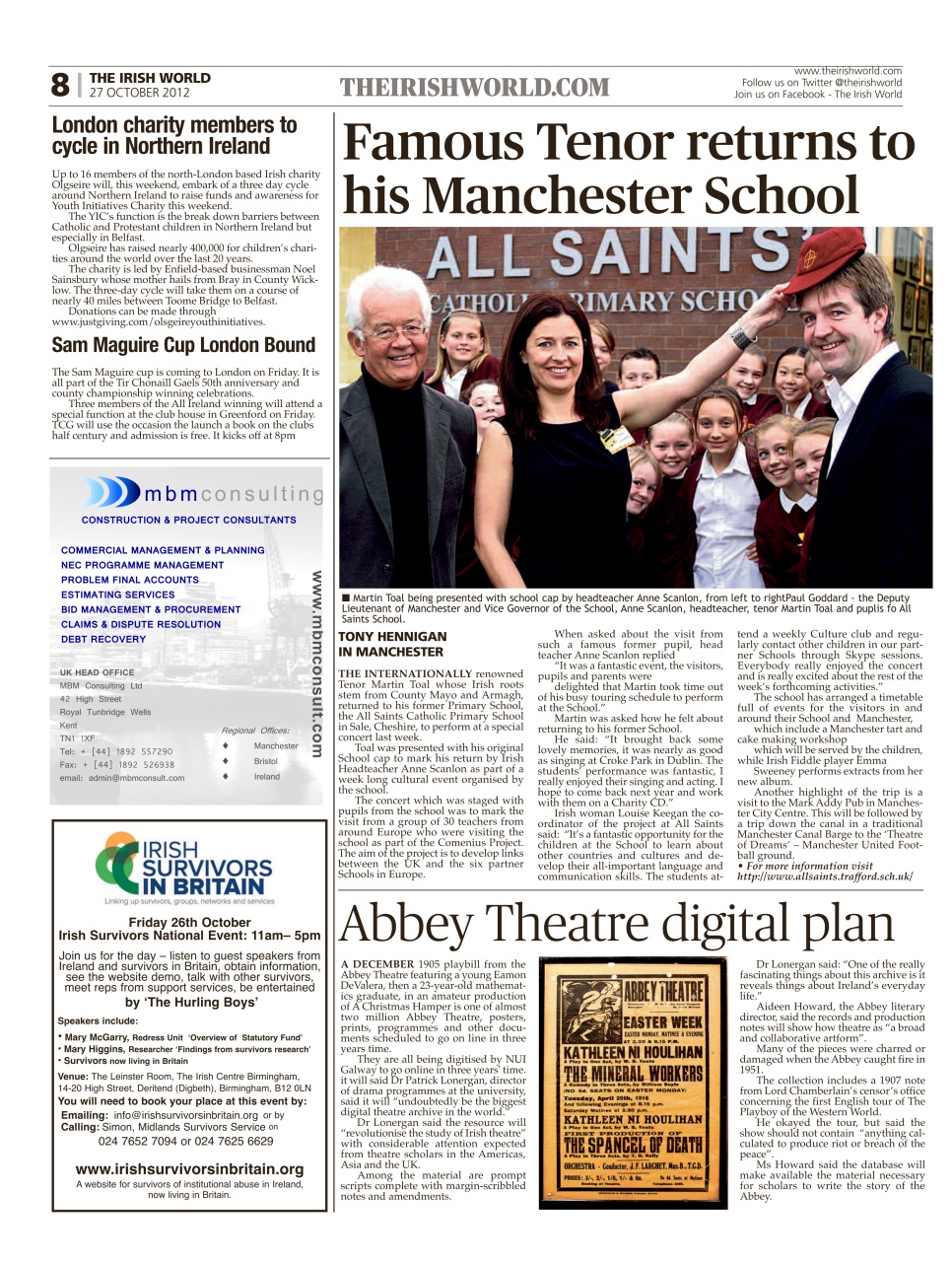 Irish World Preview Pages