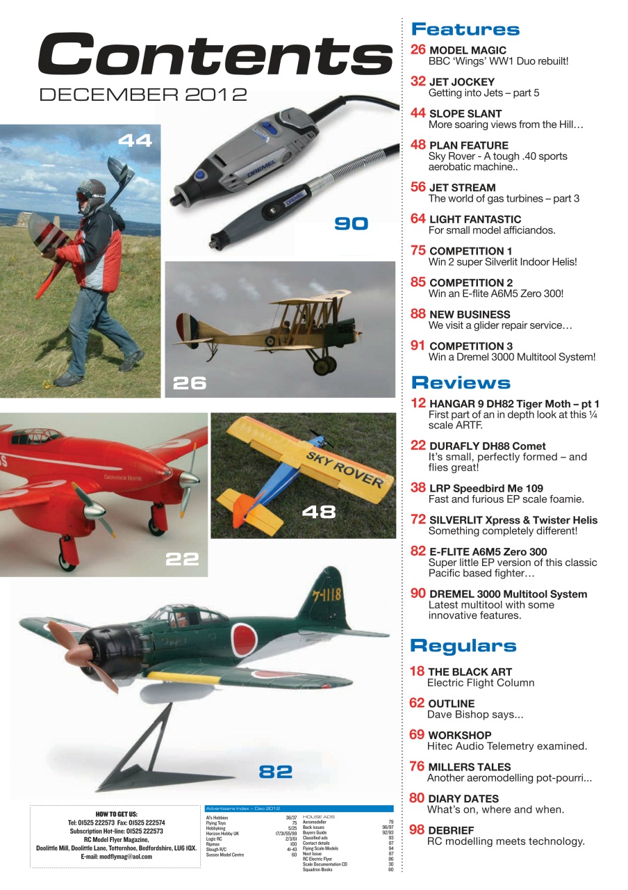 Radio Control Model Flyer Preview Pages