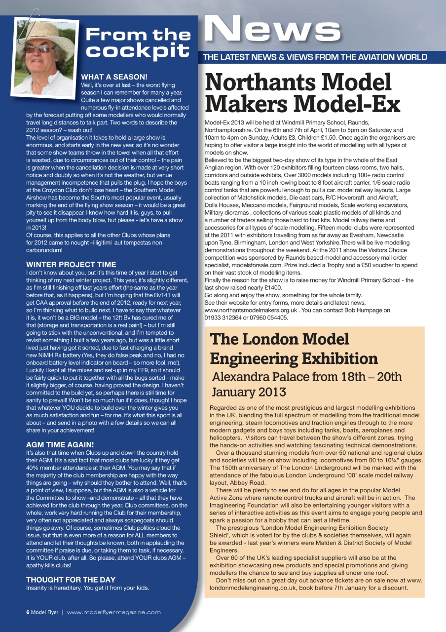 Radio Control Model Flyer Preview Pages