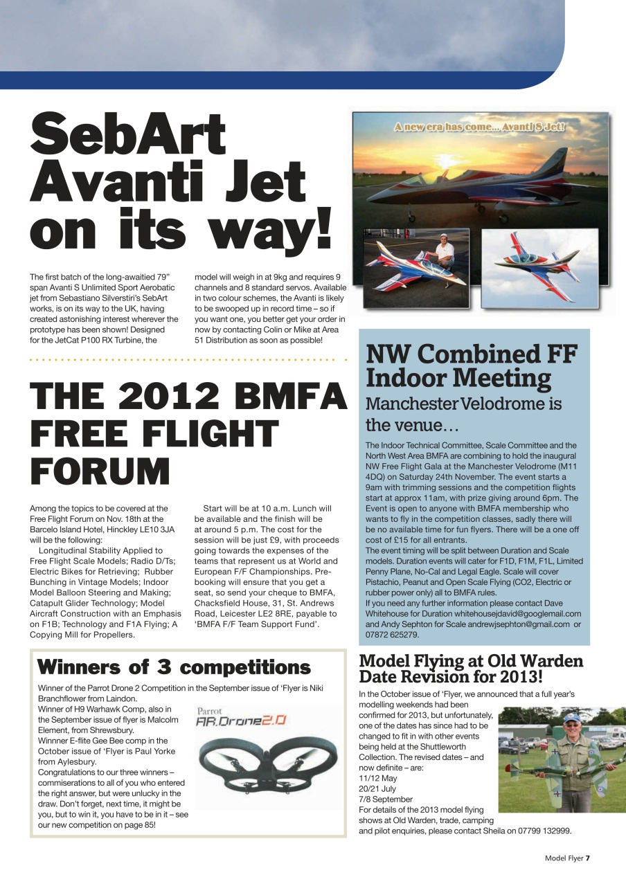 Radio Control Model Flyer Preview Pages