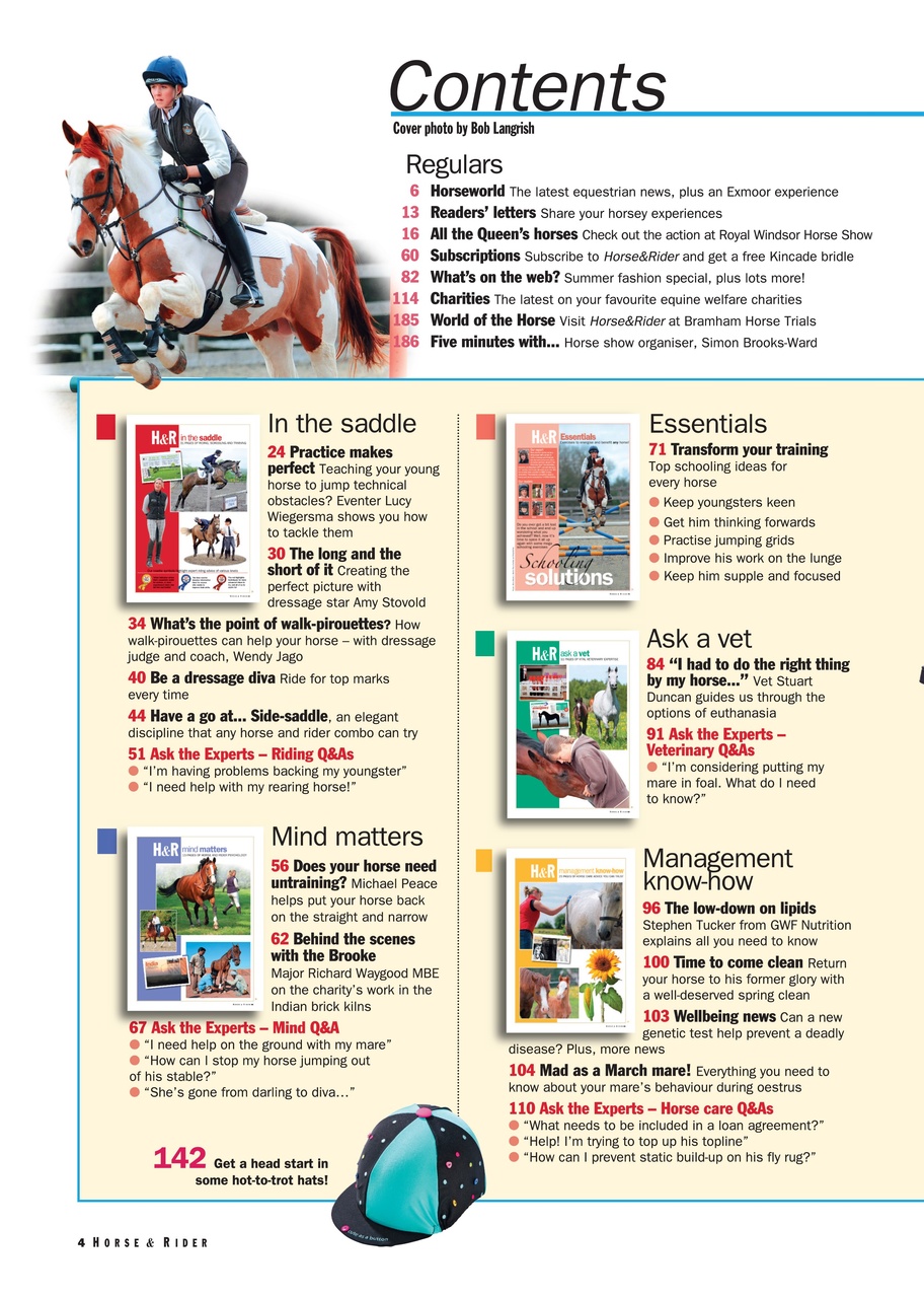 Horse&Rider Magazine - UK equestrian magazine for Horse and Rider Preview Pages