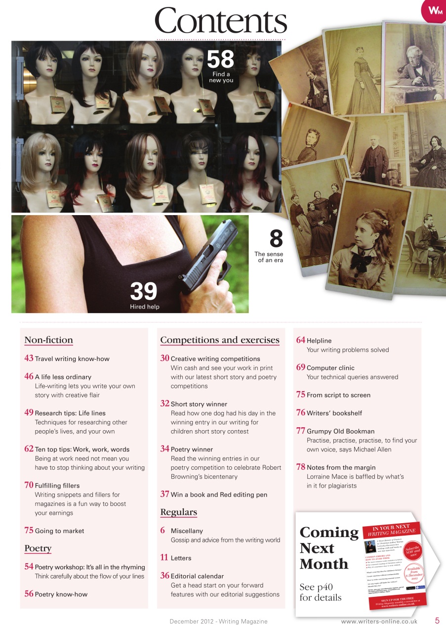 Writing Magazine Preview Pages