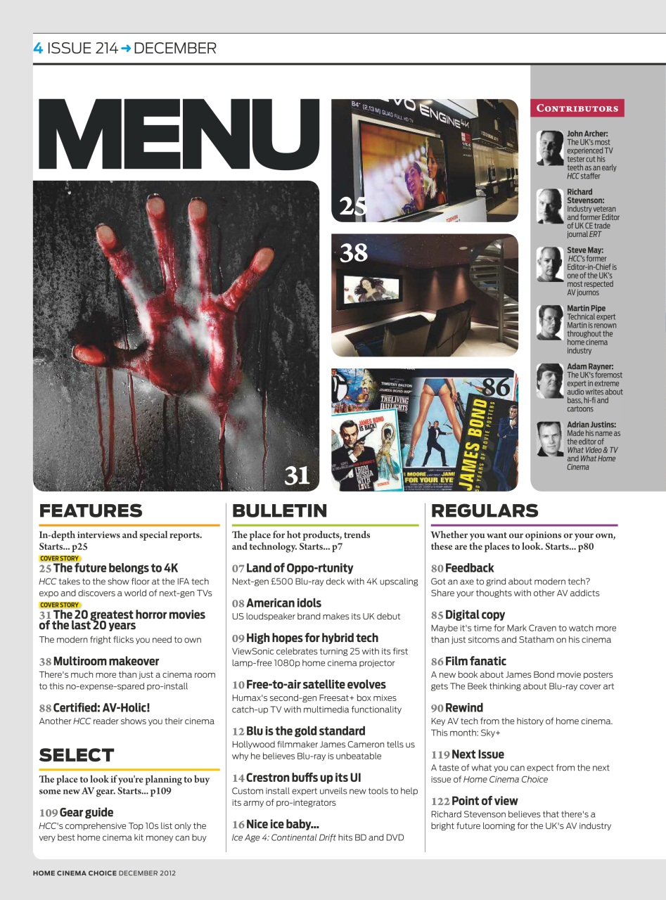 Home Cinema Choice Preview Pages