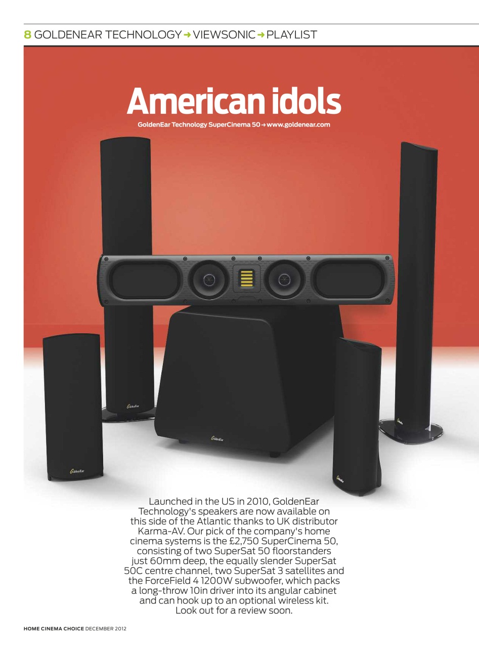 Home Cinema Choice Preview Pages