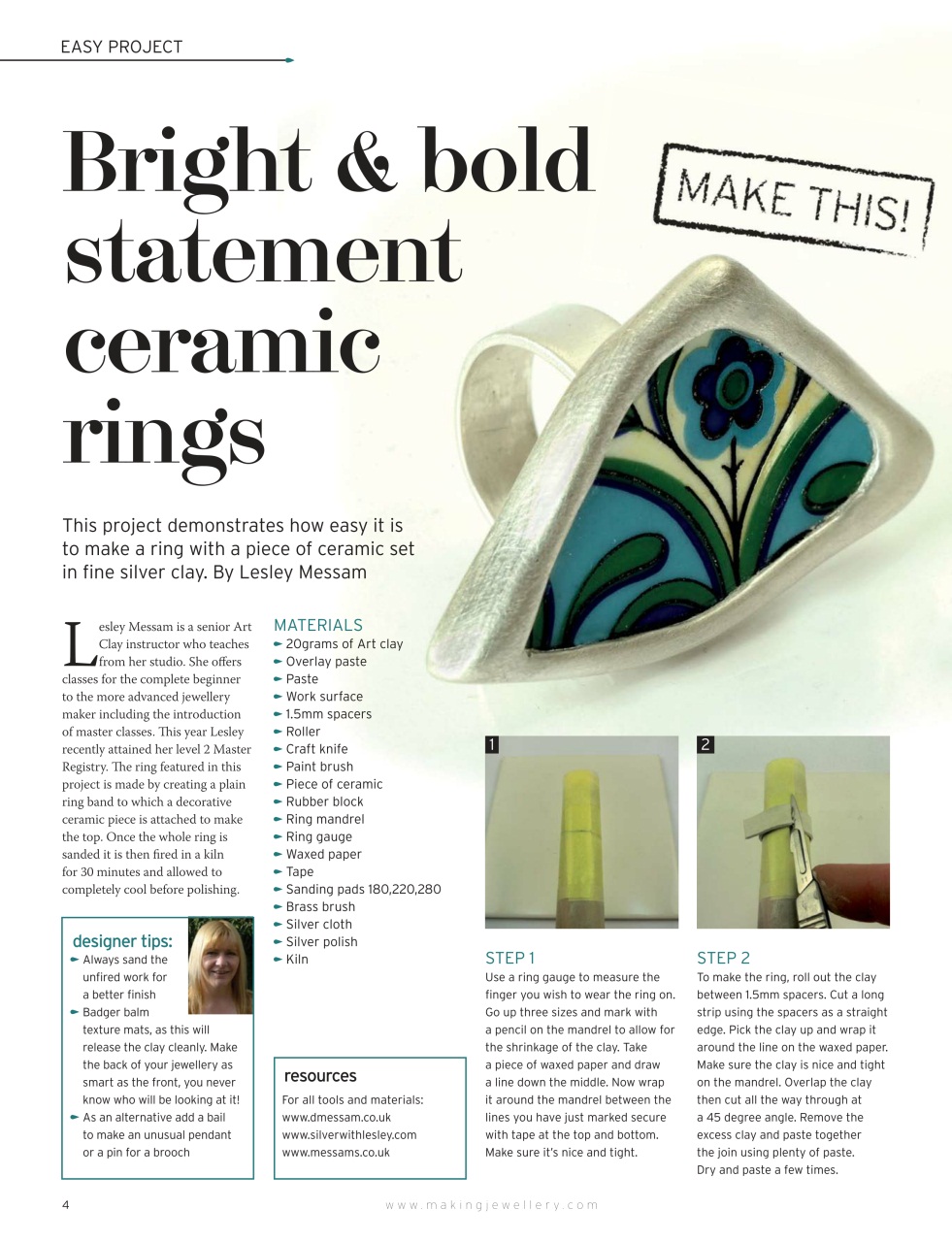 Making Jewellery Preview Pages