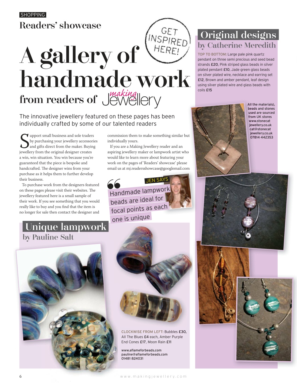 Making Jewellery Preview Pages
