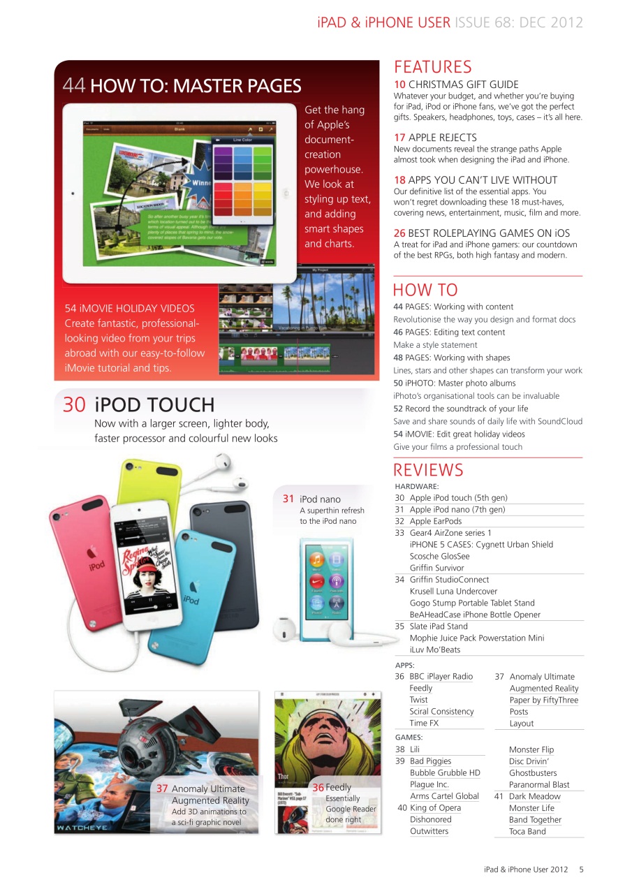 iPad and iPhone User Preview Pages