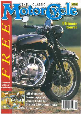 The Classic MotorCycle issue November 1993