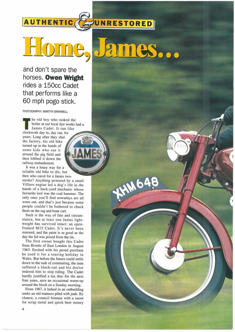 The Classic MotorCycle Preview Pages