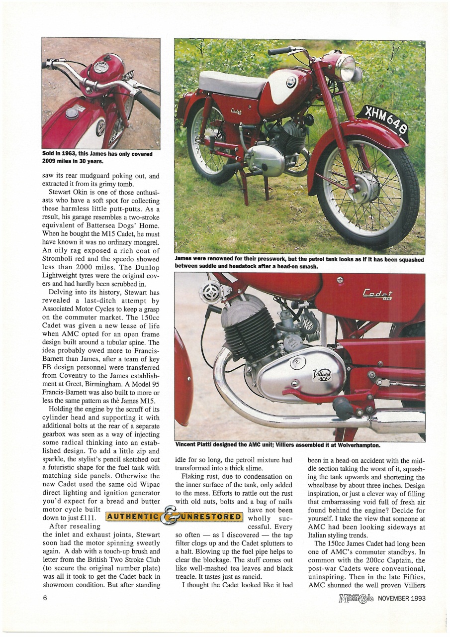 The Classic MotorCycle Preview Pages