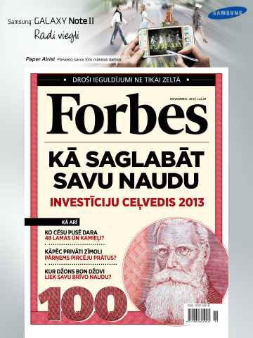 Forbes Latvia issue Forbes #30 11'12