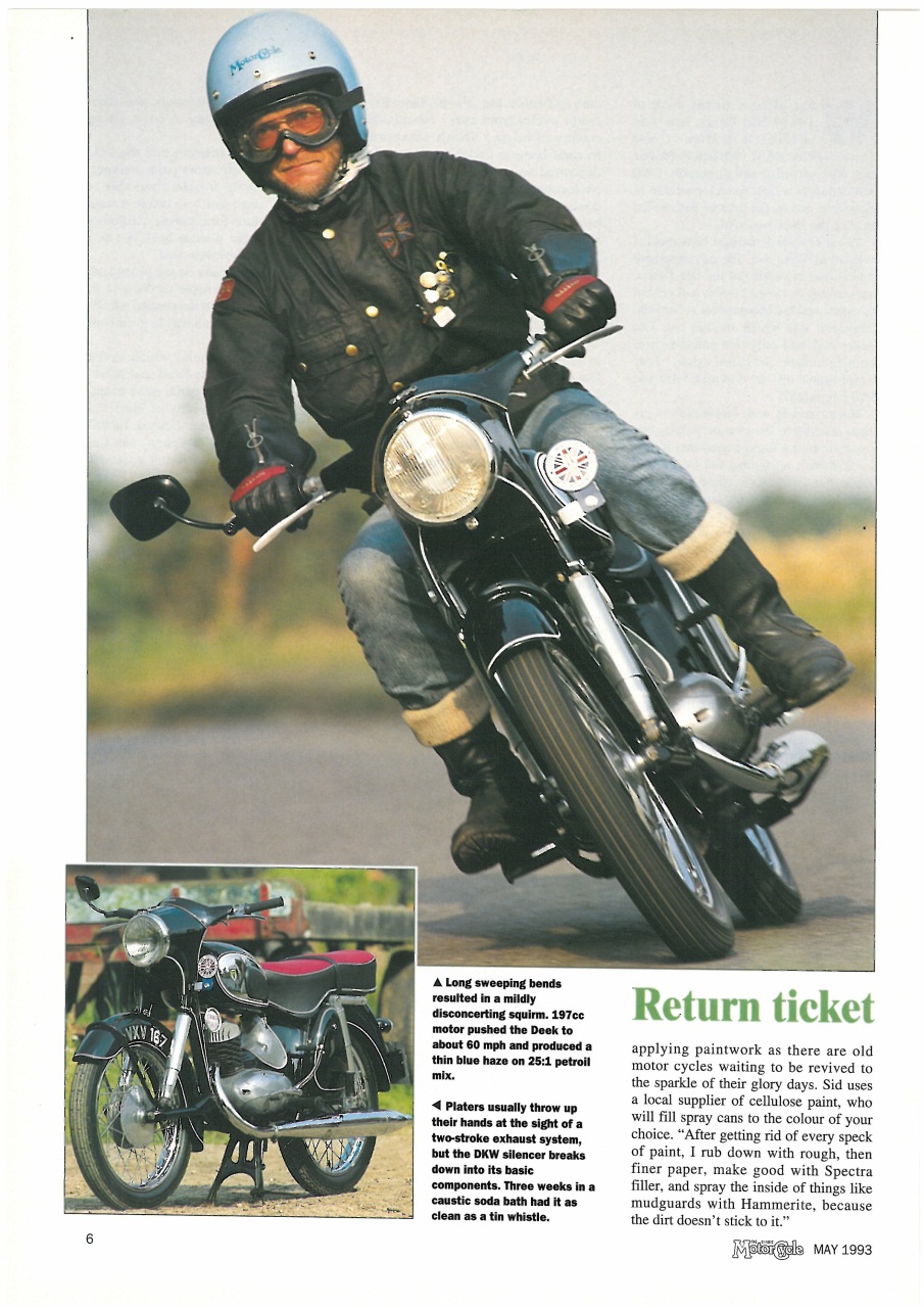 The Classic MotorCycle Preview Pages