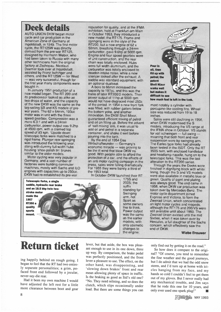 The Classic MotorCycle Preview Pages