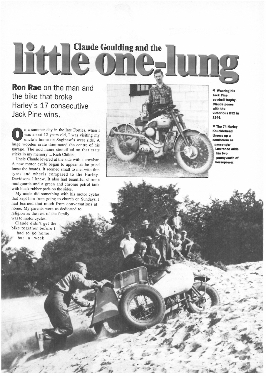 The Classic MotorCycle Preview Pages