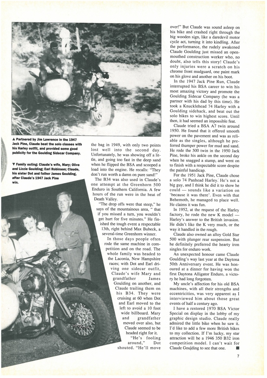 The Classic MotorCycle Preview Pages