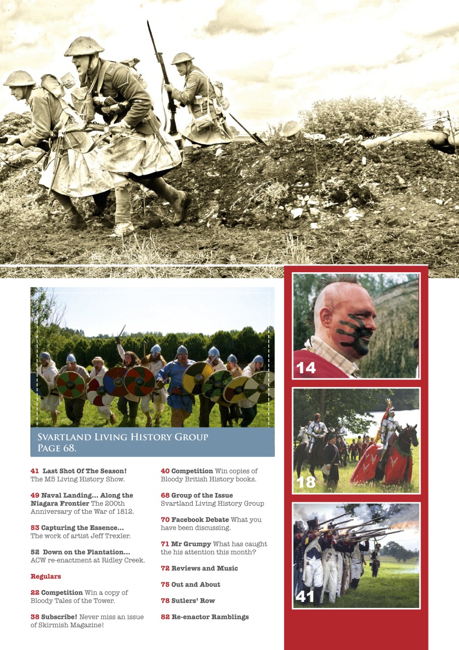 Skirmish Living History Preview Pages