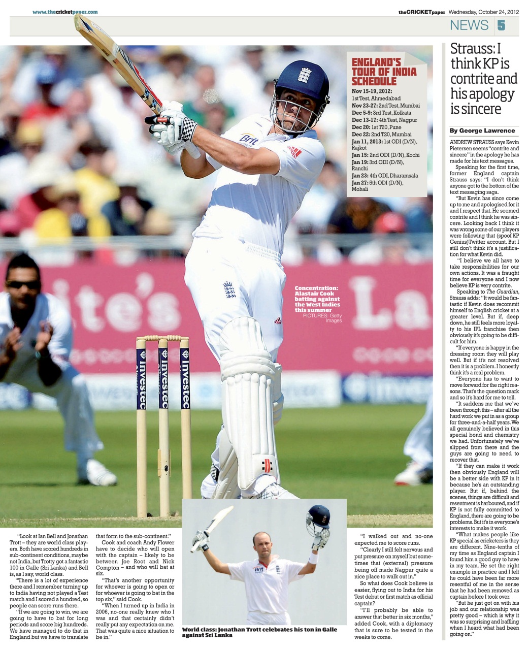 The Cricket Paper Preview Pages