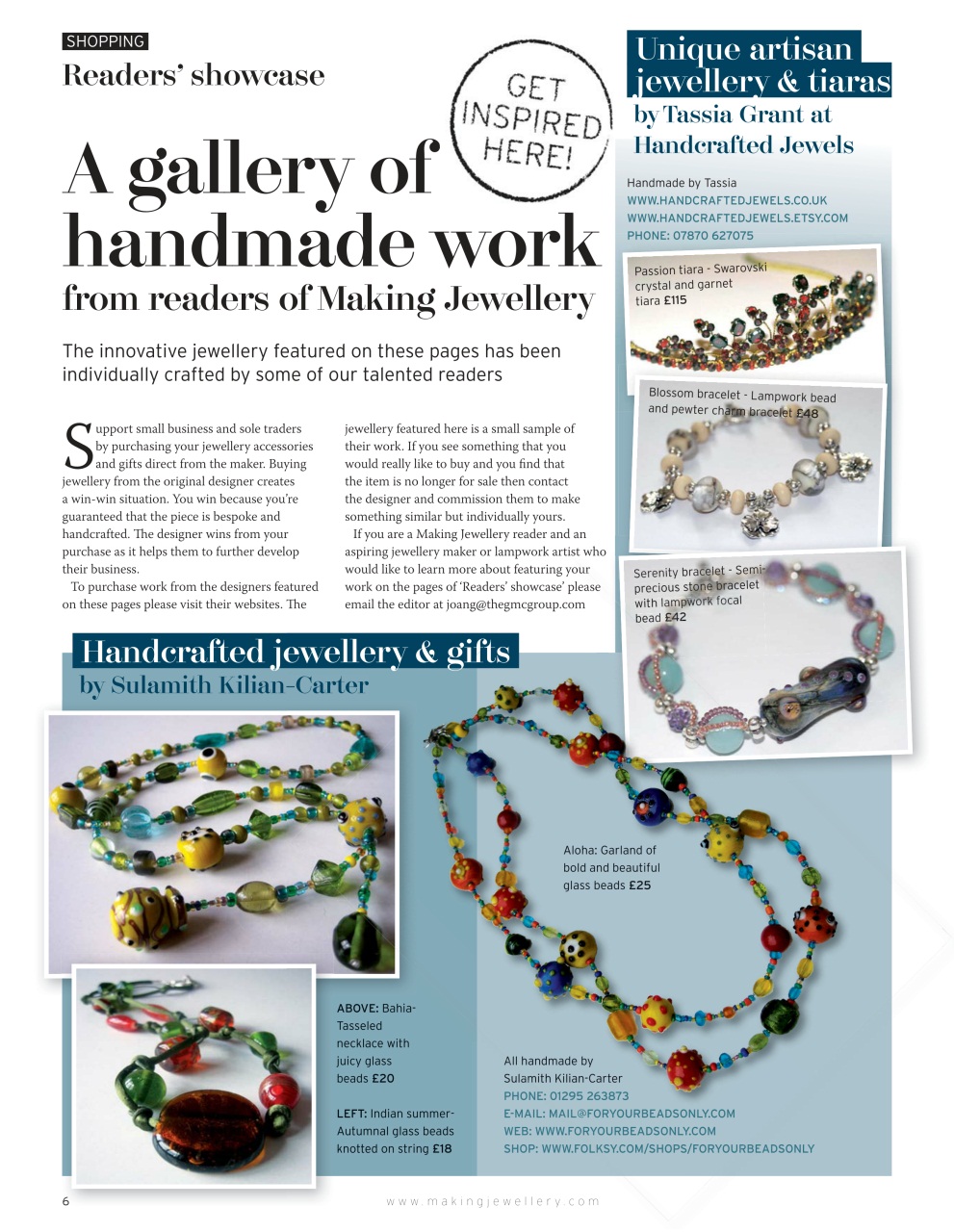 Making Jewellery Preview Pages