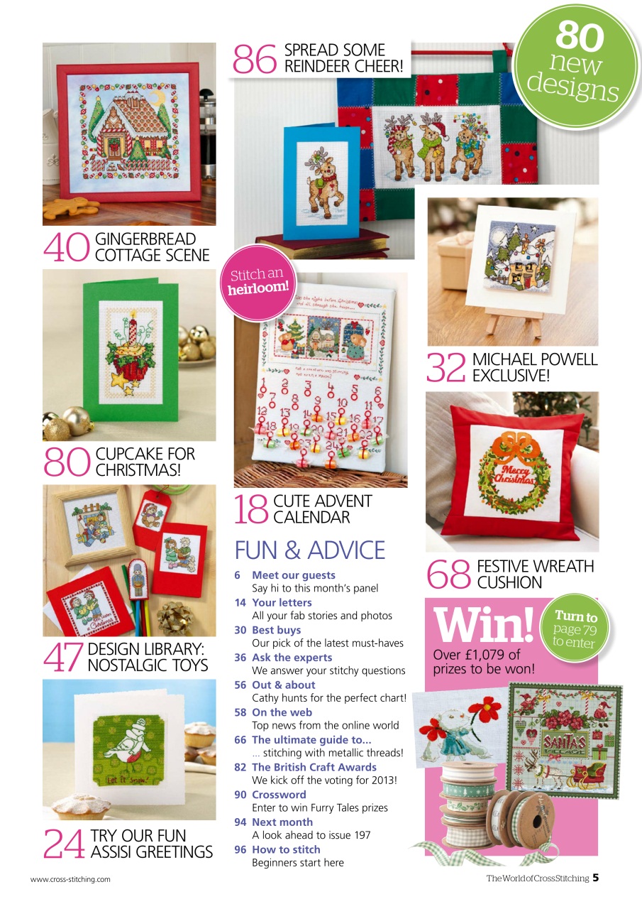 The World of Cross Stitching Preview Pages
