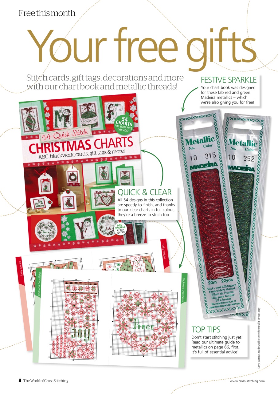 The World of Cross Stitching Preview Pages