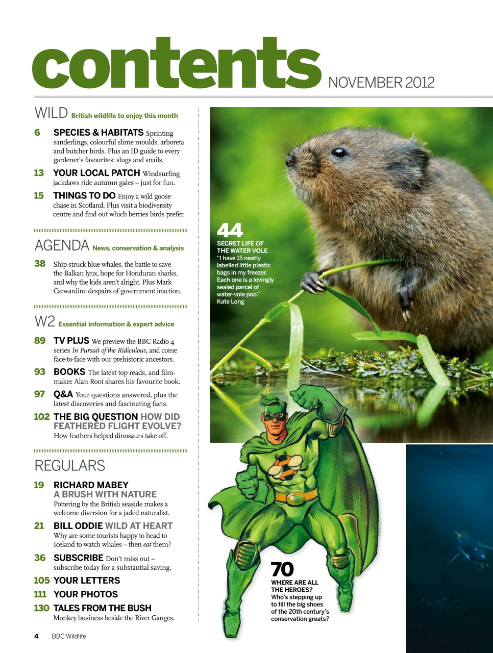 BBC Wildlife Magazine Preview Pages