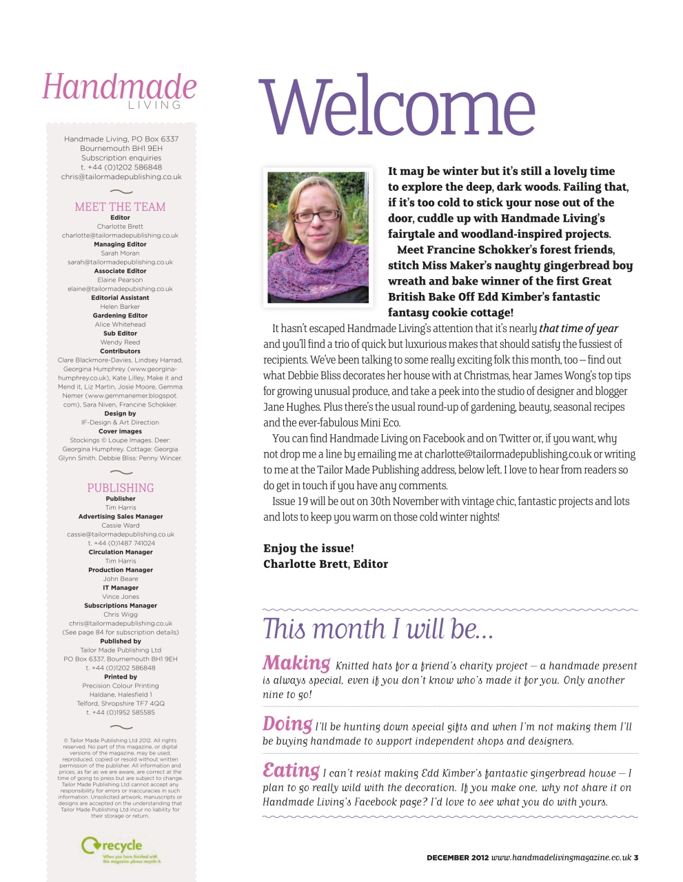 Handmade Living Preview Pages