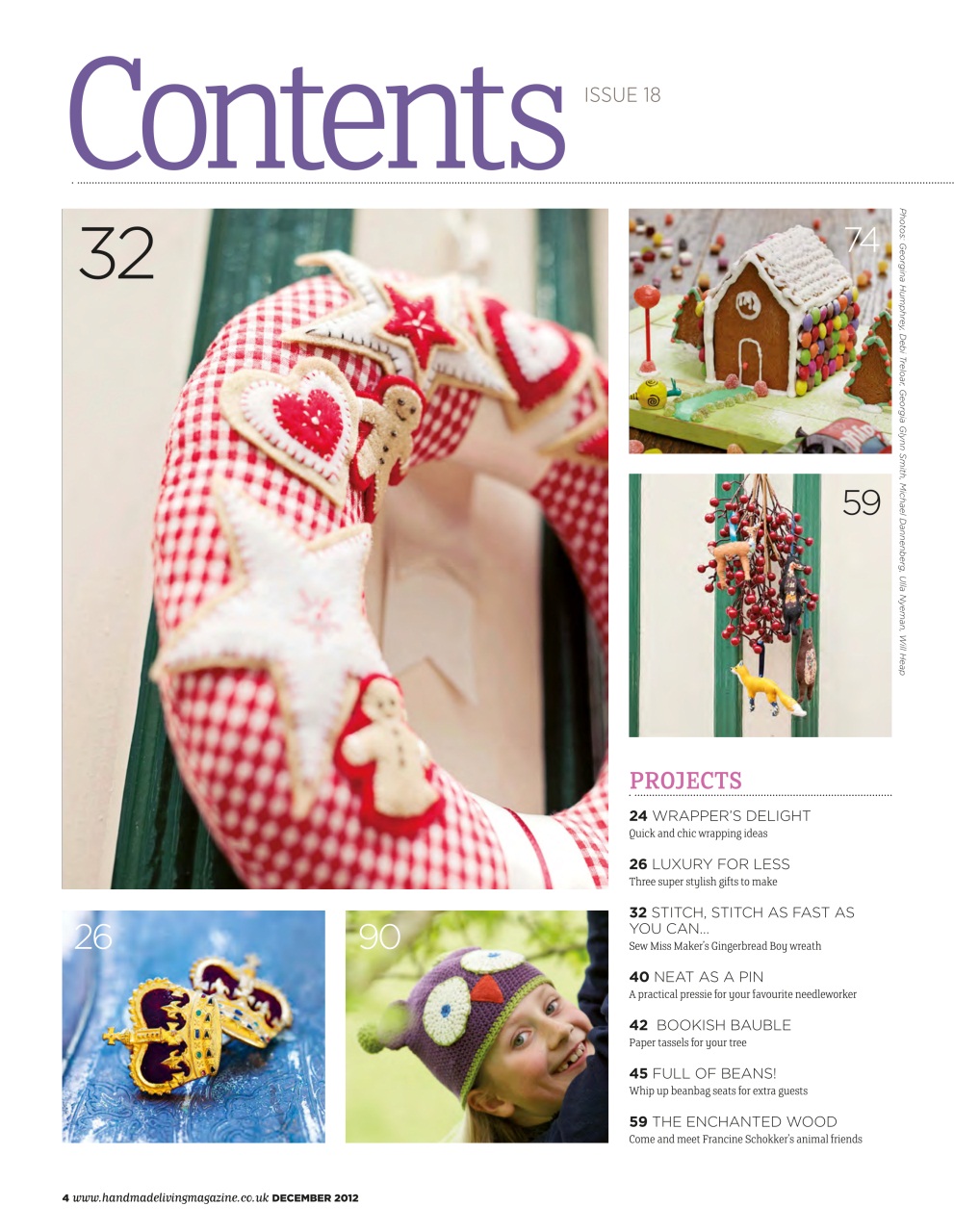 Handmade Living Preview Pages