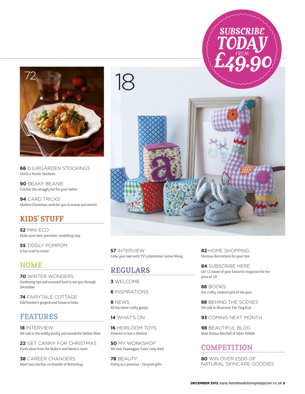 Handmade Living Preview Pages