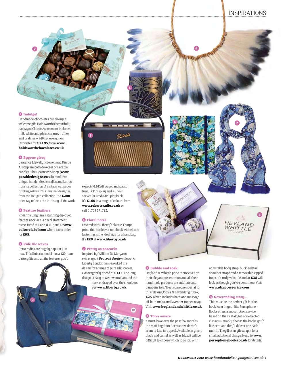 Handmade Living Preview Pages