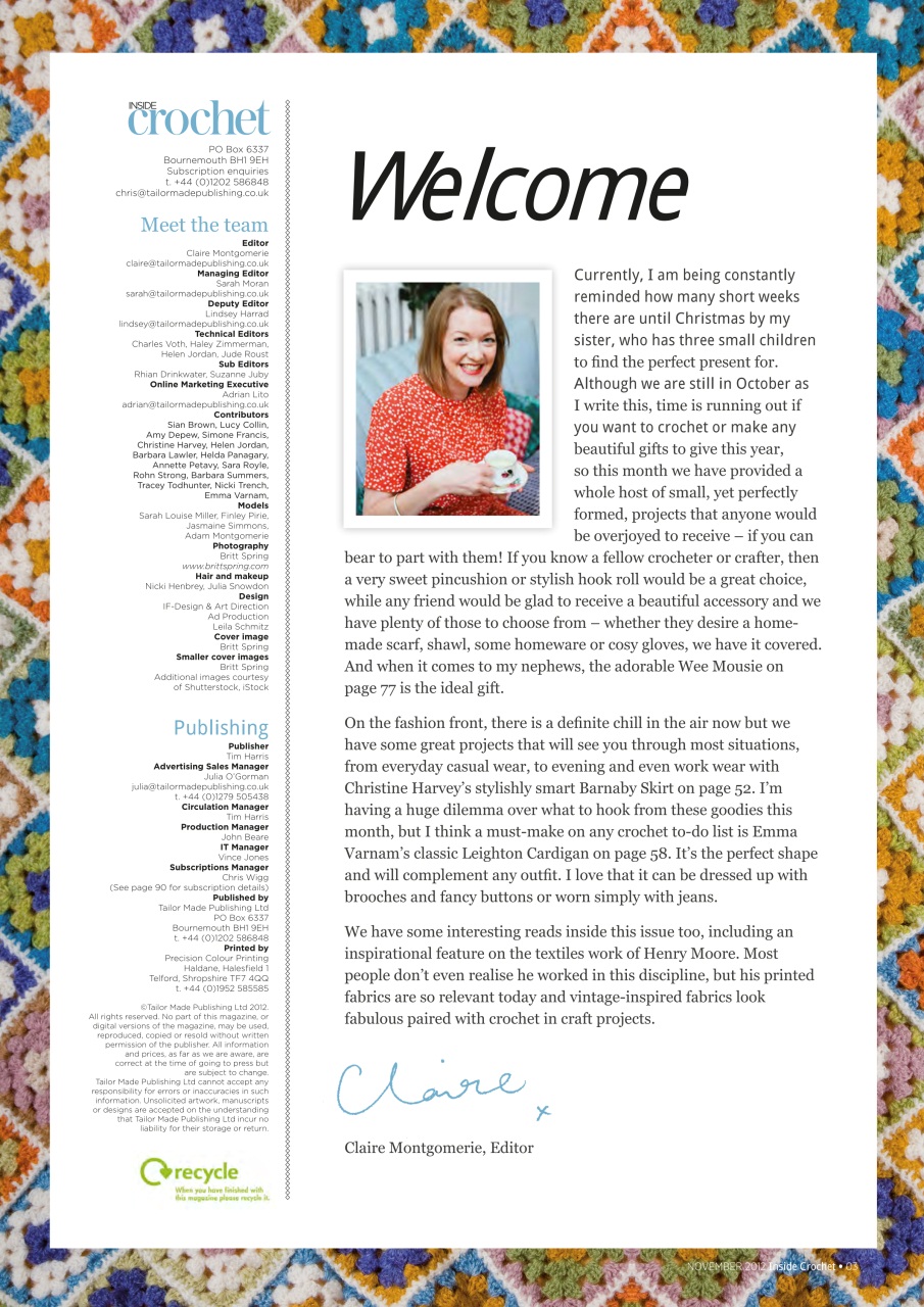 Inside Crochet Preview Pages