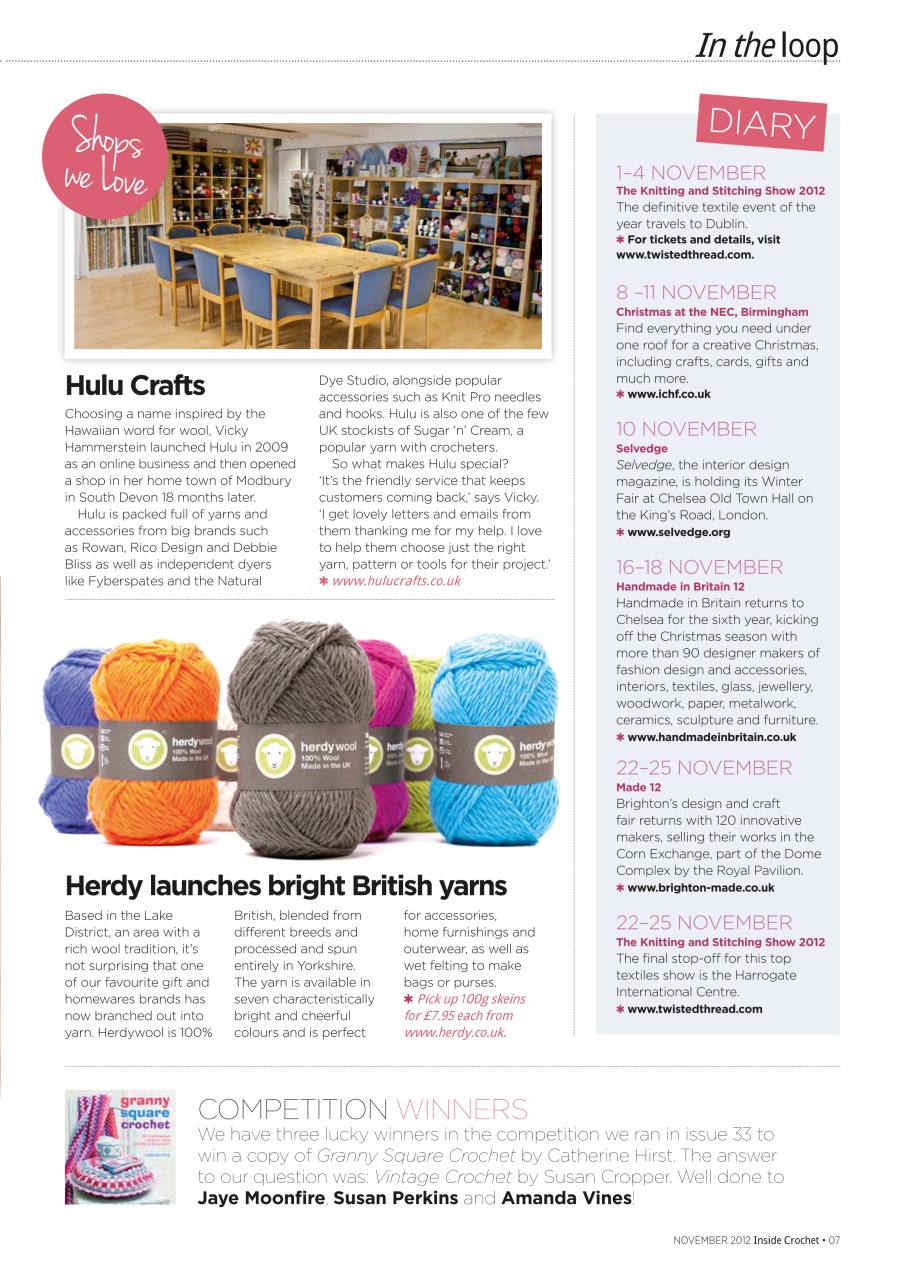 Inside Crochet Preview Pages