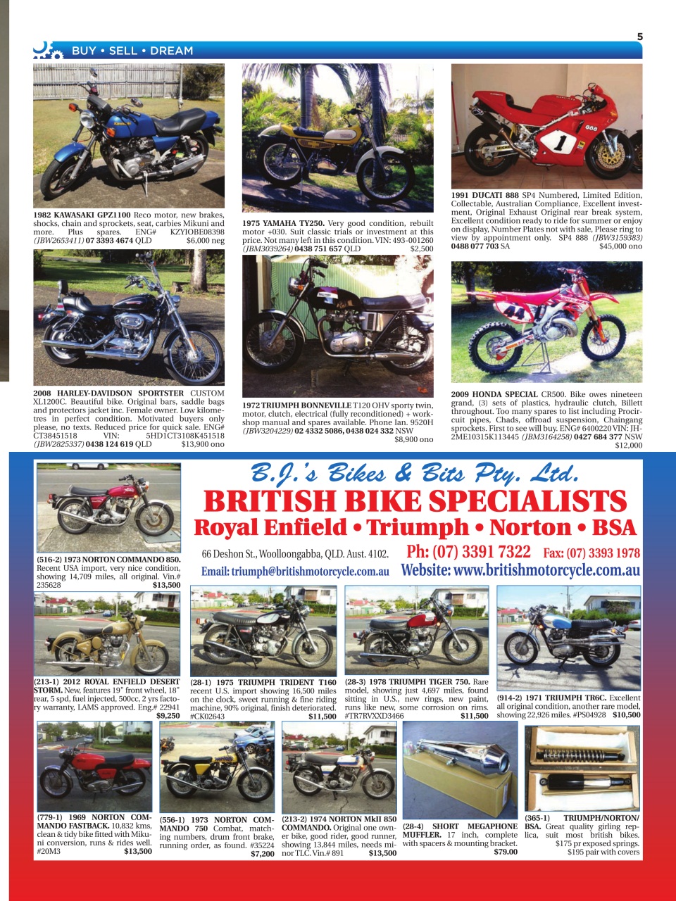 JUST BIKES Preview Pages