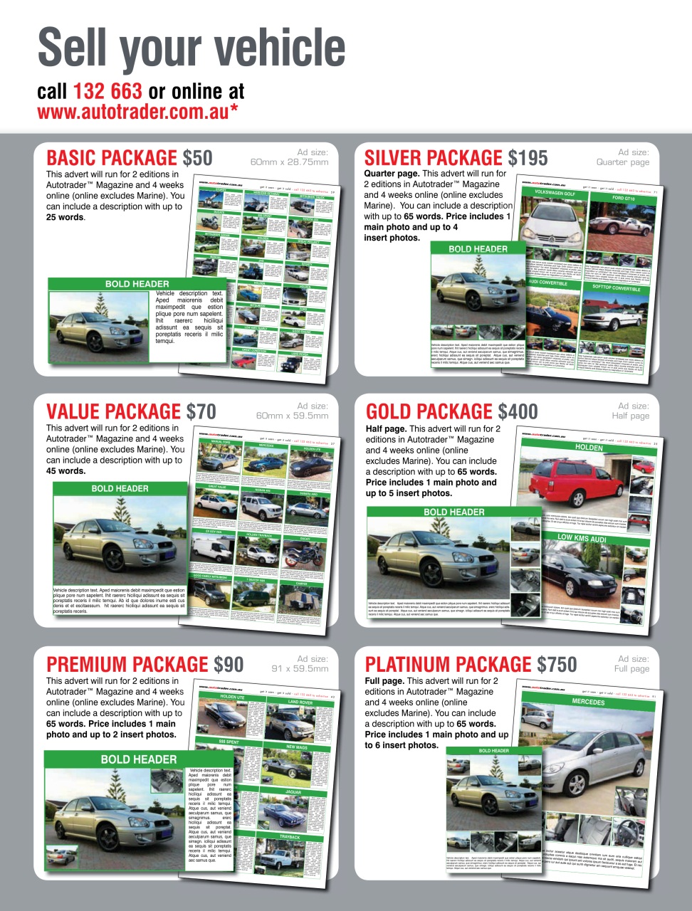 AutoTrader Preview Pages