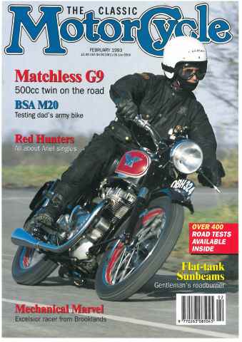 The Classic MotorCycle issue February 1993