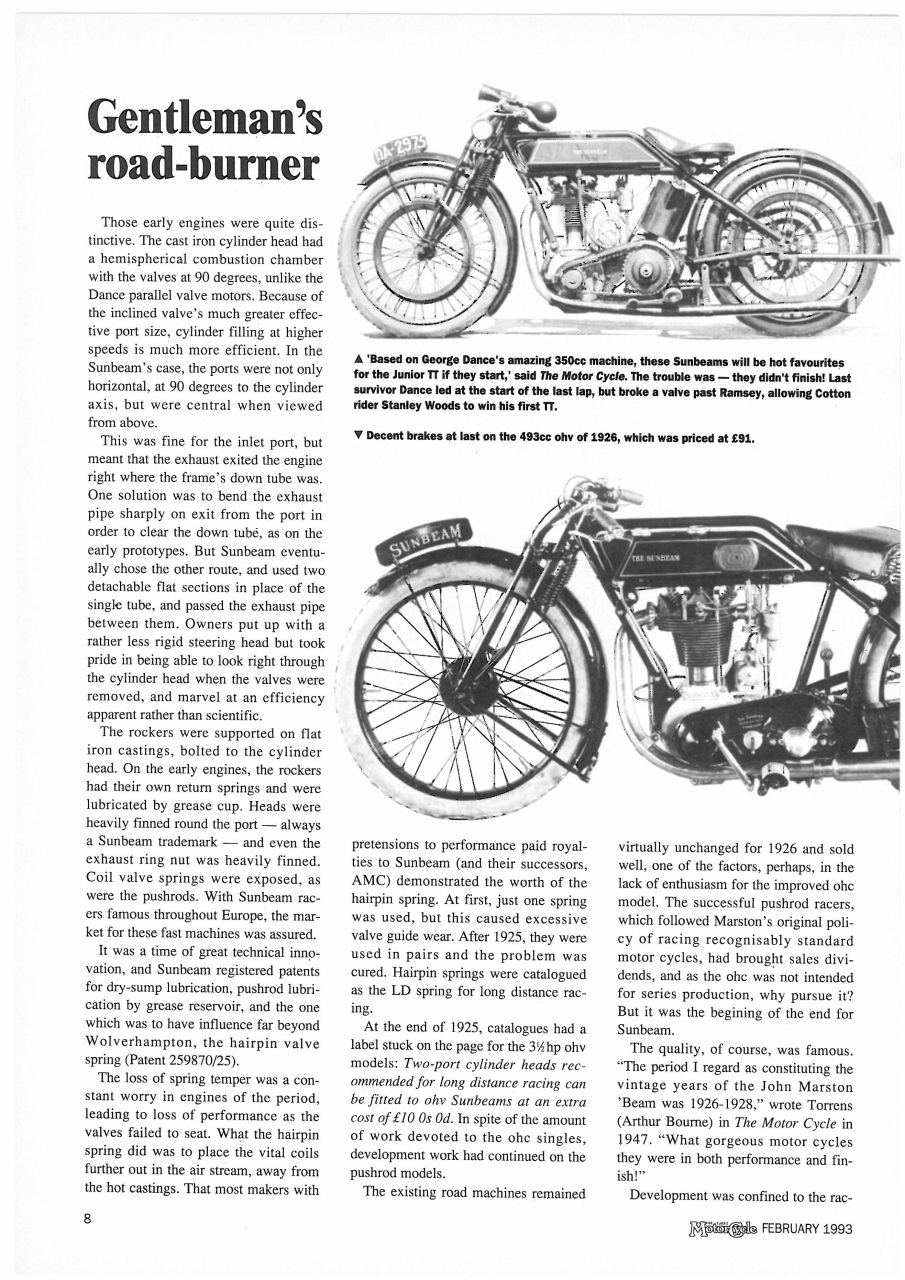 The Classic MotorCycle Preview Pages