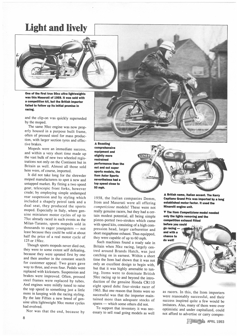 The Classic MotorCycle Preview Pages