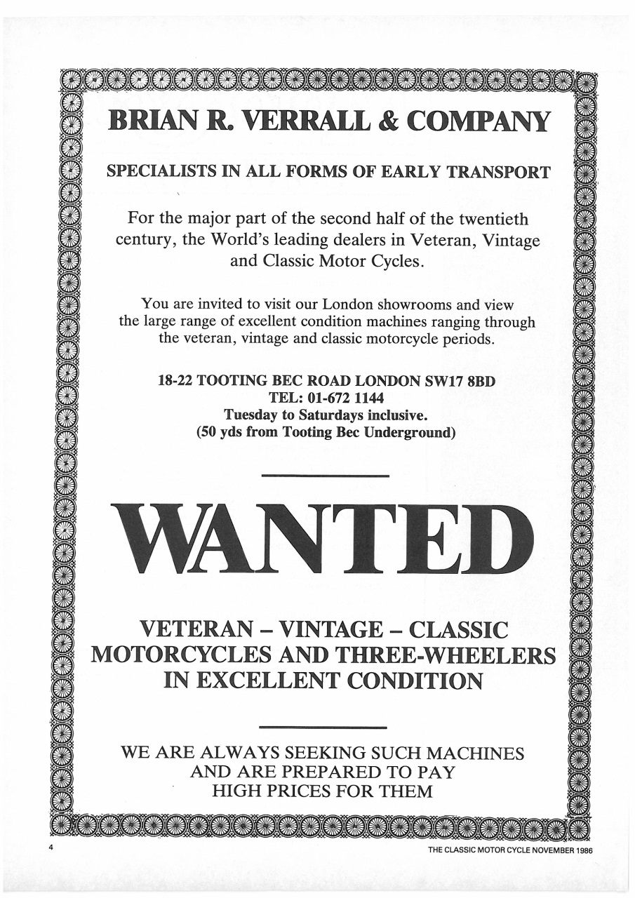 The Classic MotorCycle Preview Pages