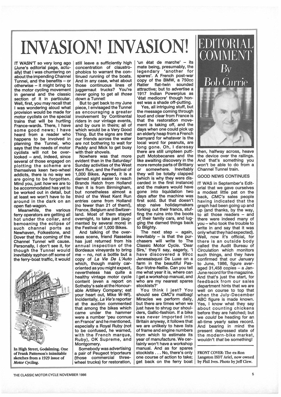 The Classic MotorCycle Preview Pages