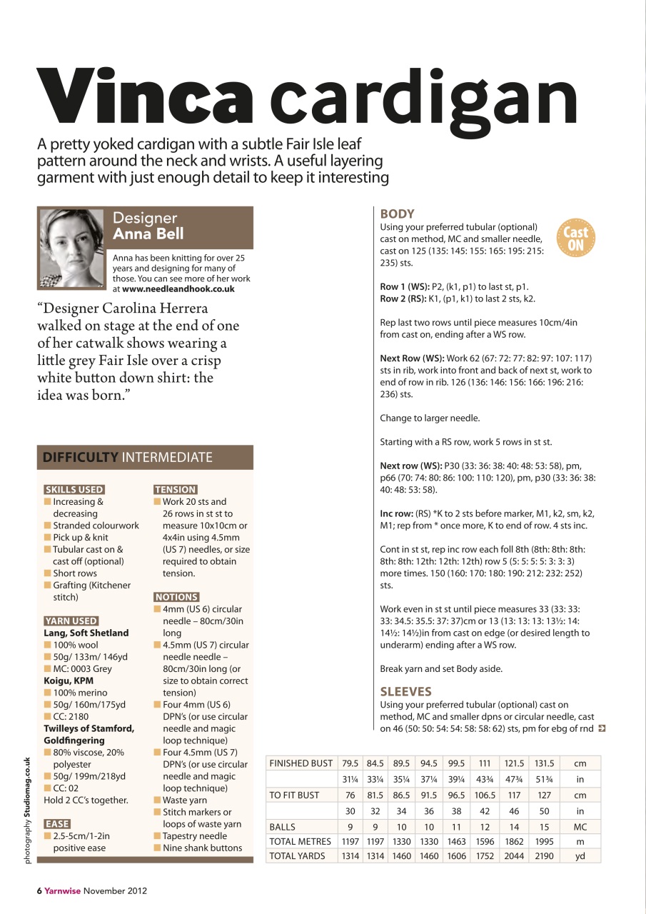 Yarnwise Preview Pages