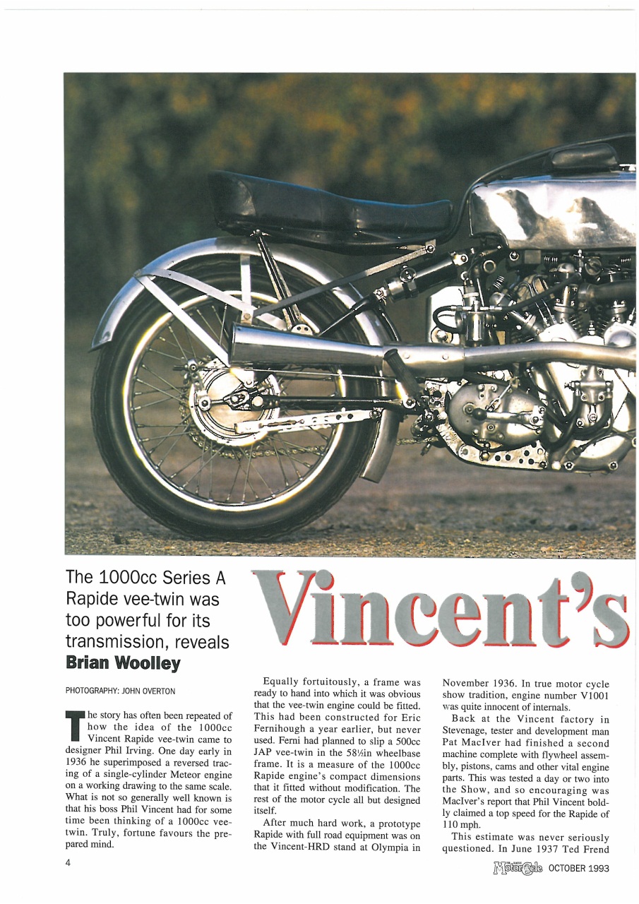 The Classic MotorCycle Preview Pages