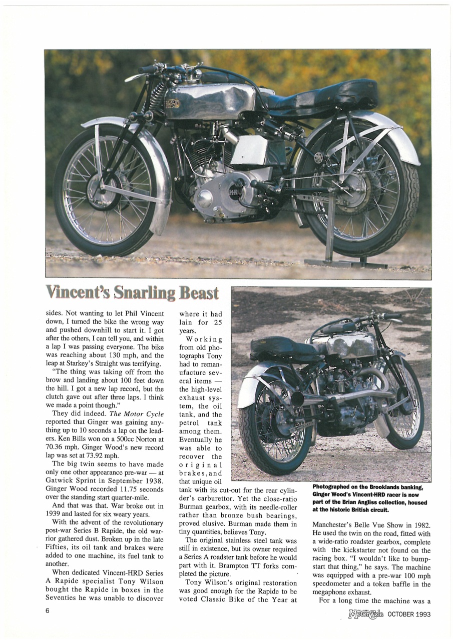 The Classic MotorCycle Preview Pages