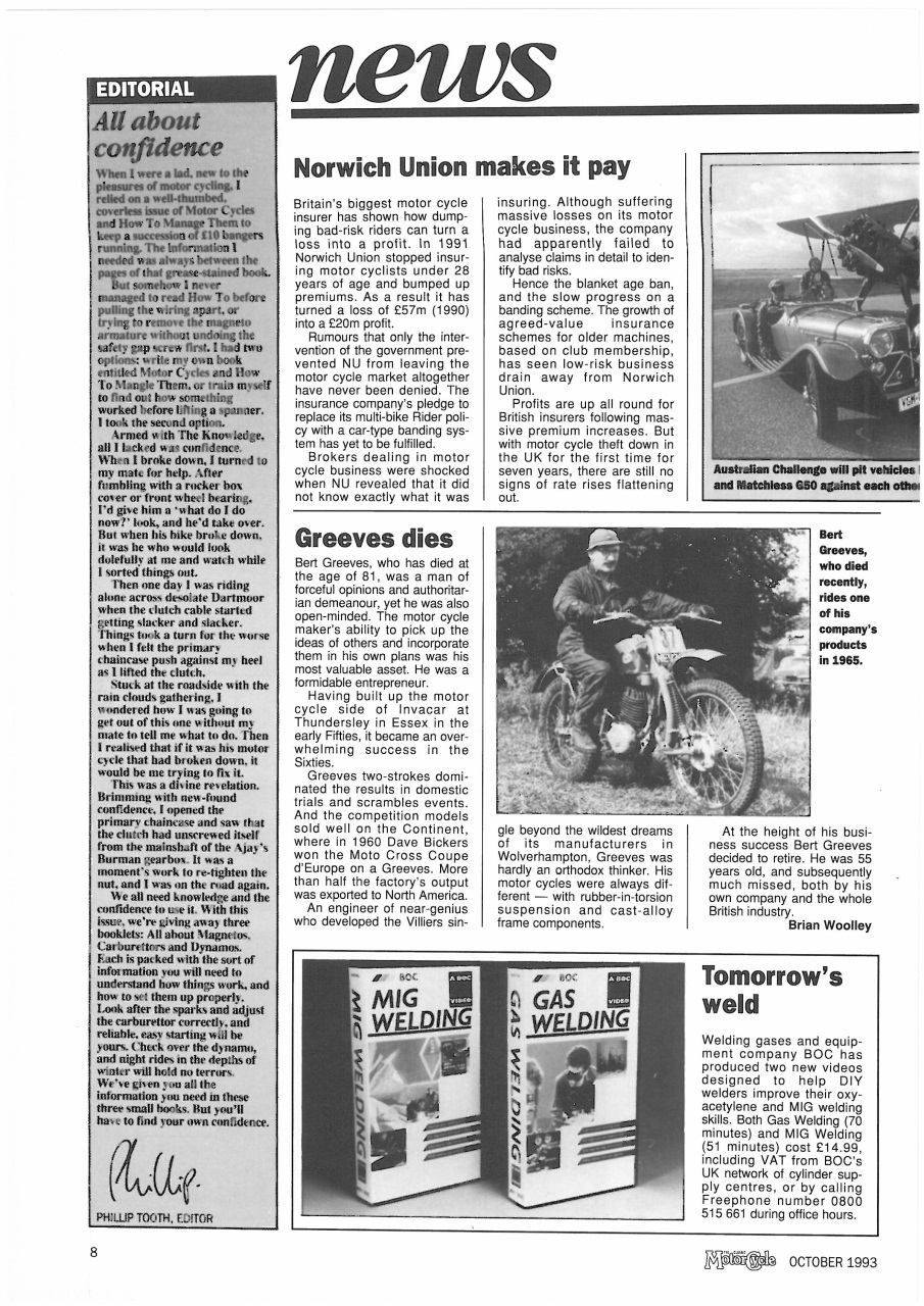 The Classic MotorCycle Preview Pages