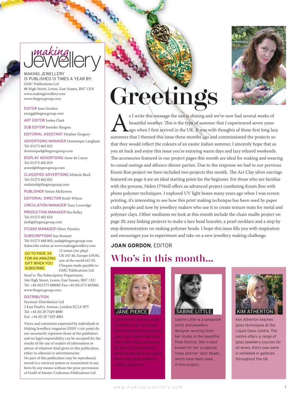 Making Jewellery Preview Pages