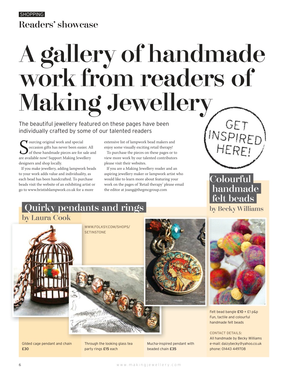 Making Jewellery Preview Pages