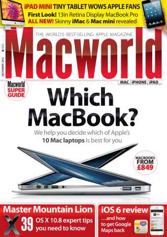 Macworld issue December 2012